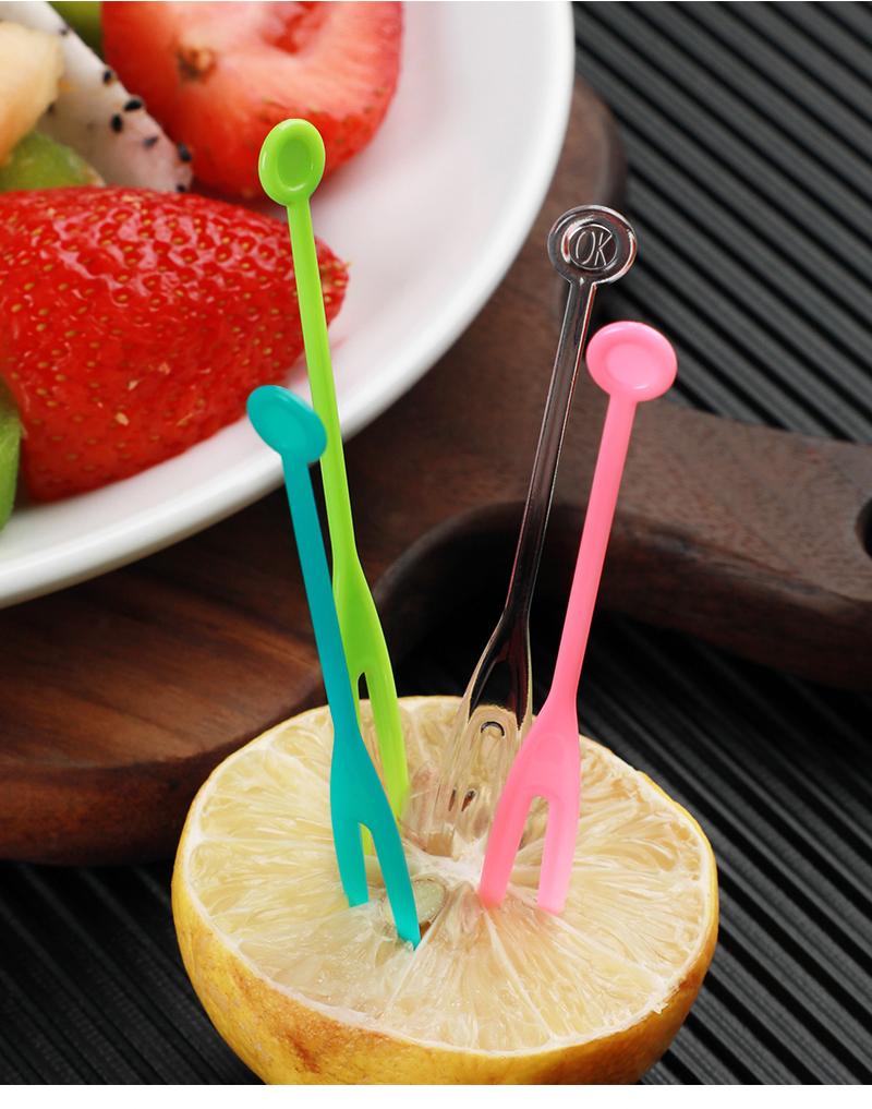 Fork Individually Packaged Transparent Plastic Small Fork Cake Fork Dessert Fork Household Fruit Toothpick Plug Fork Individually Packaged Transparent Plastic Small Fork Cake Fork Dessert Fork Household Fruit Toothpick Plug
