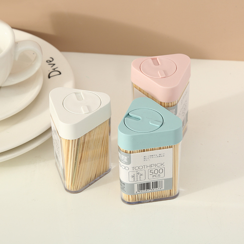 Huilong Boxed Household Natural Environmental Protection Bamboo Toothpick Disposable Double-Headed Portable Toothpick Artifact Wholesale