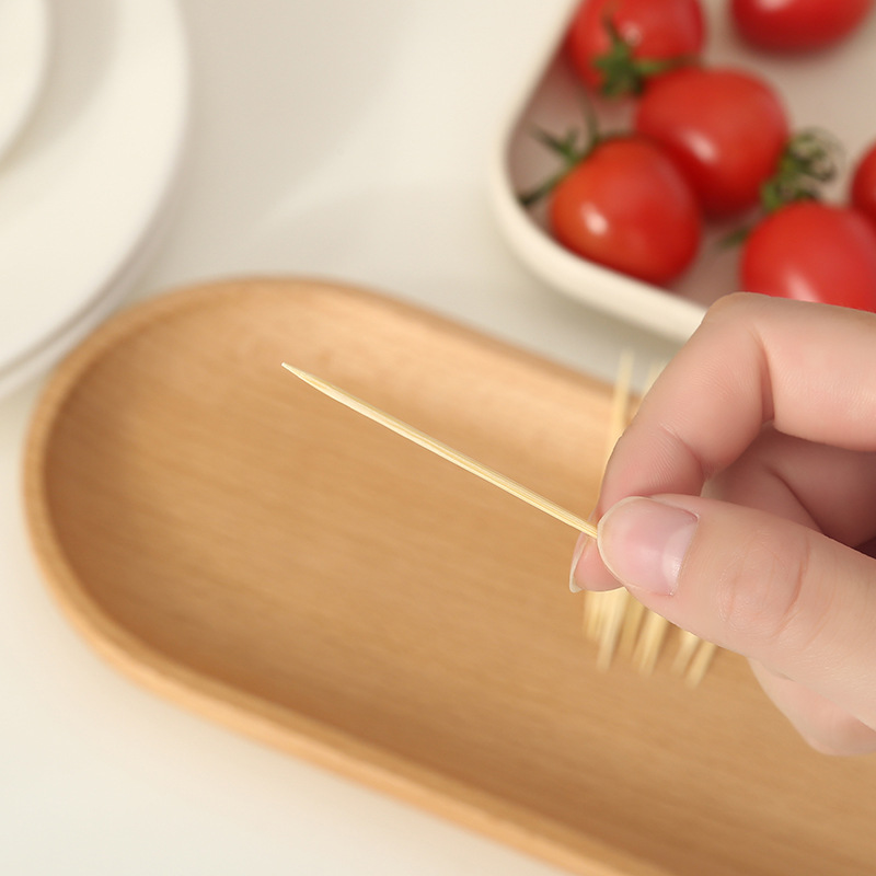 Huilong Boxed Household Natural Environmental Protection Bamboo Toothpick Disposable Double-Headed Portable Toothpick Artifact Wholesale