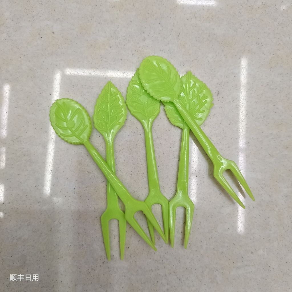 Fruit Fork Set Creative Cute Disposable Cartoon Small Fork Storage Tank European Household Children Eat Fruit Toothpick