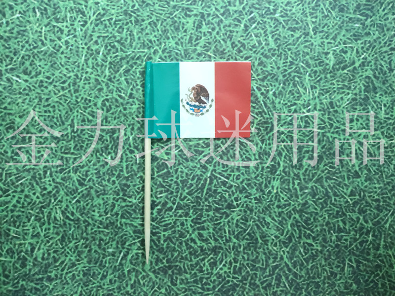 Supply the world flag China toothpick flag paper flag custom