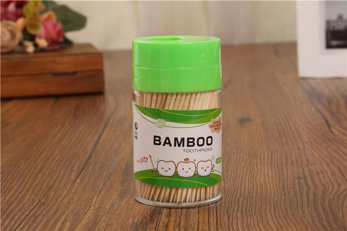 BAMBOO toothpick creative home quality toothpick portable transparent cylinder BAMBOO toothpick creative home quality toothpick portable transparent cylinder