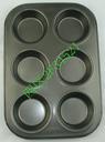 6 Cup cake Pan 6 Cup heart-shaped cake mold mould muffin cups cake Pan 6 cake 6 head Cup cake mould 6 hole cake mold