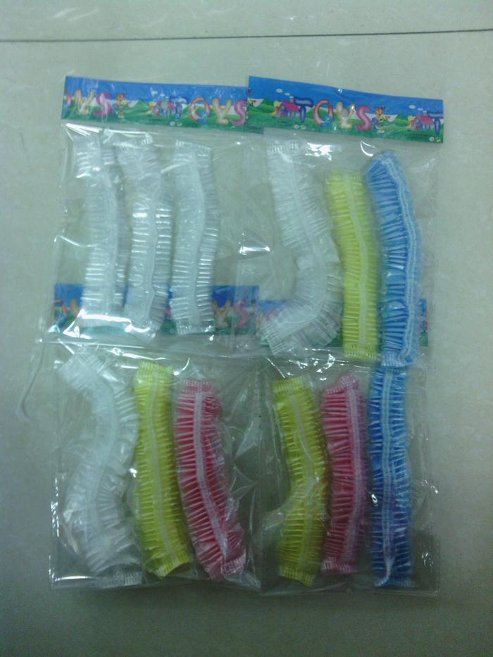 Factory direct packaging strips 3 shower Cap Factory direct packaging strips 3 shower Cap