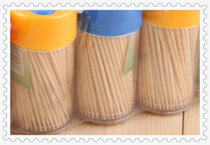 Toothpick bottle portable toothpick box, bamboo toothpick, double head, single-head fruit, household restaurant