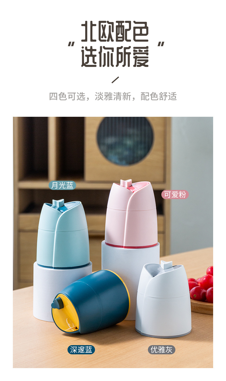 Plastic Toothpick Container Portable Automatic Pressing Toothpick Box Household Living Room Toothpick Bottle Toothpick Tin