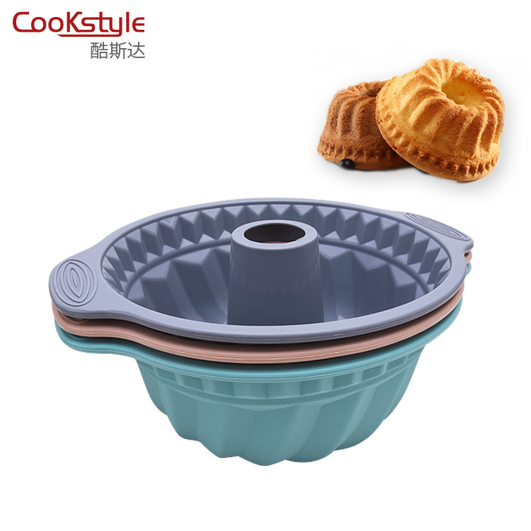 Amazon Hot Silicone Mousse Cake Mold High Temperature Resistant Cake Baking Tray DIY Baking Cake Tools