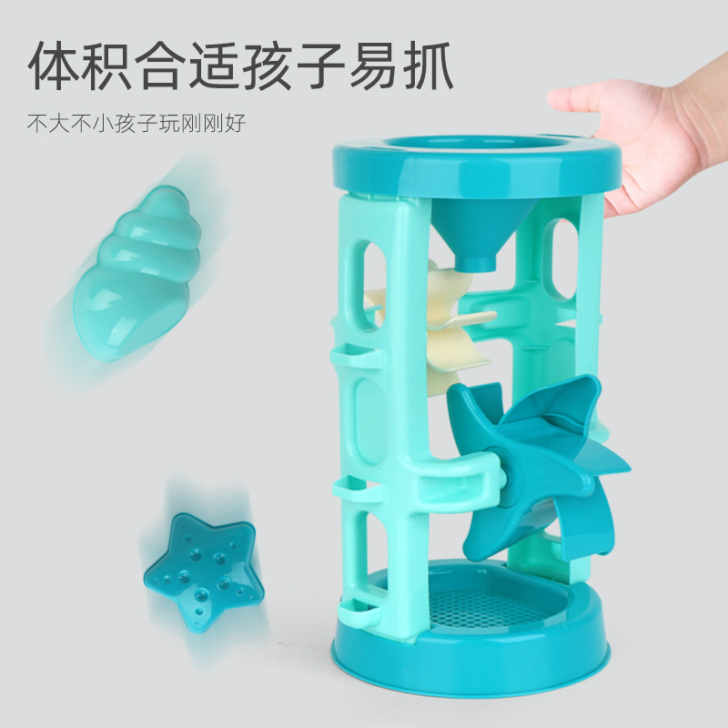 Built xiongda children&#039;s beach toy hourglass set shovel baby bucket paddling tool beach Cassettes wholesale