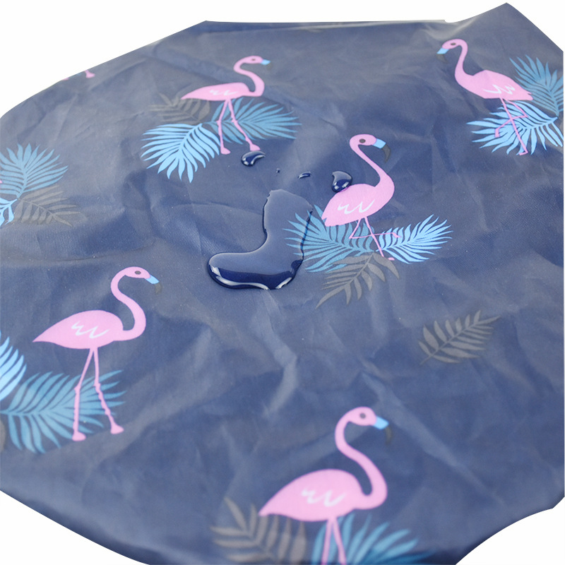 Amazon plus-Sized Large Waterproof Shower Cap Double Layer Waterproof Coating Shower Cap Adjustable Printing Shower Cap Female Shower Cap Amazon plus-Sized Large Waterproof Shower Cap Double Layer Waterproof Coating Shower Cap Adjustable Printing Shower Cap Female Shower Cap