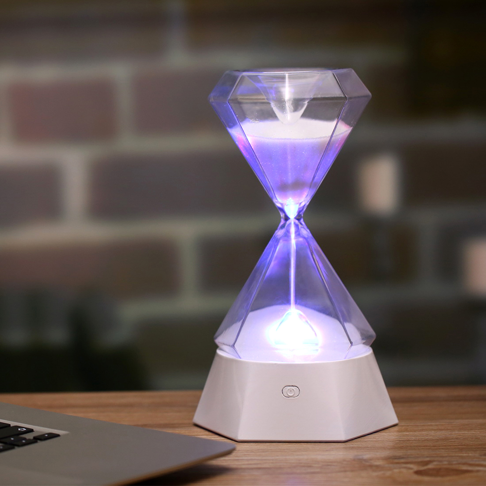 Creative hourglass lamp new creative home furnishing pieces timed hourglass light.