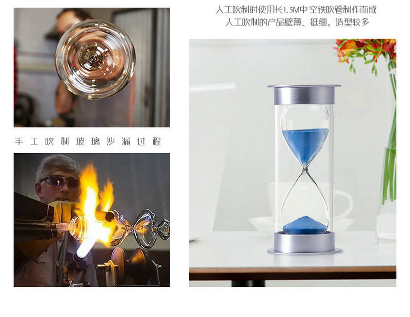 Creative Decoration Timer Hourglass 5/10/20/30/60 Minutes Home Birthday Gift Plastic Time Hourglass