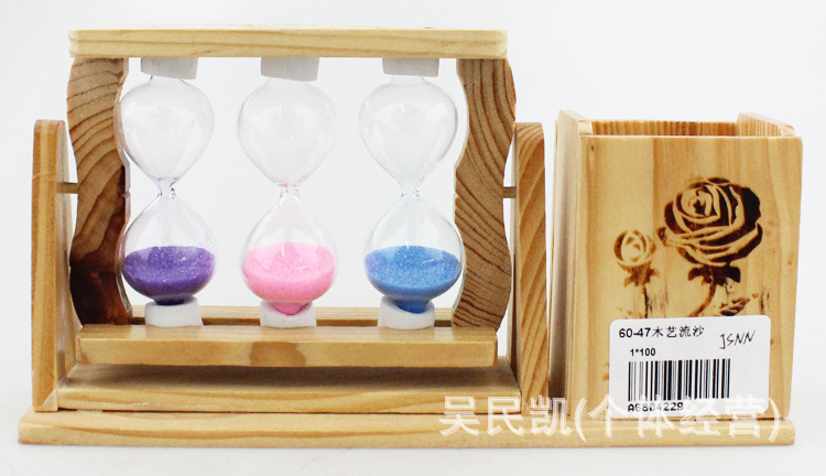 9.9 yuan ten store delivery glass crafts wood Hourglass 60-47 wooden quicksand 9.9 yuan ten store delivery glass crafts wood Hourglass 60-47 wooden quicksand