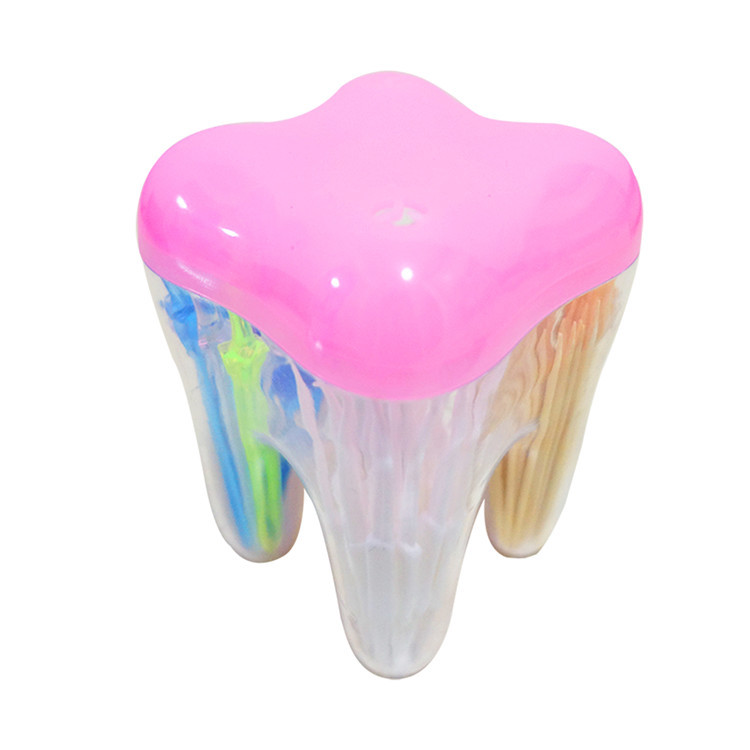 Creative fruit fork toothpick double - ended toothpick top grade dental floss stick family set household belt box