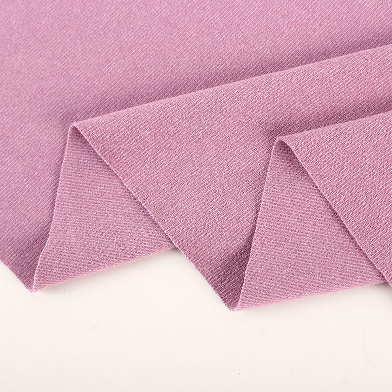 Spot Toothpick Strip Jinde Velvet Surface G Autumn and Winter Weft Woven Heating Seamless Bottoming Shirt Vest Home Wear Fabric