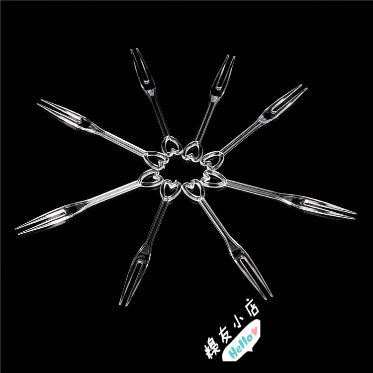Fork Fruit Fork Cake Fork Children's Household Plastic Independent Packaging Fruit Toothpick Dessert Fork Pastry Fork Fork Fruit Fork Cake Fork Children's Household Plastic Independent Packaging Fruit Toothpick Dessert Fork Pastry Fork