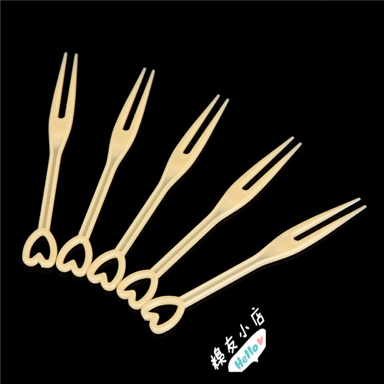 Fork Fruit Fork Cake Fork Children's Household Plastic Independent Packaging Fruit Toothpick Dessert Fork Pastry Fork Fork Fruit Fork Cake Fork Children's Household Plastic Independent Packaging Fruit Toothpick Dessert Fork Pastry Fork