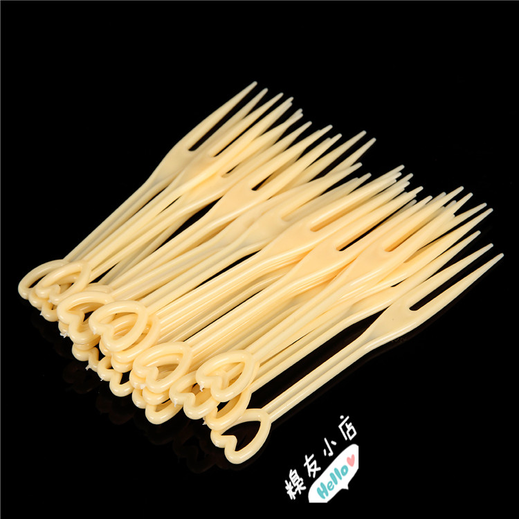 Fork Fruit Fork Cake Fork Children's Household Plastic Independent Packaging Fruit Toothpick Dessert Fork Pastry Fork Fork Fruit Fork Cake Fork Children's Household Plastic Independent Packaging Fruit Toothpick Dessert Fork Pastry Fork