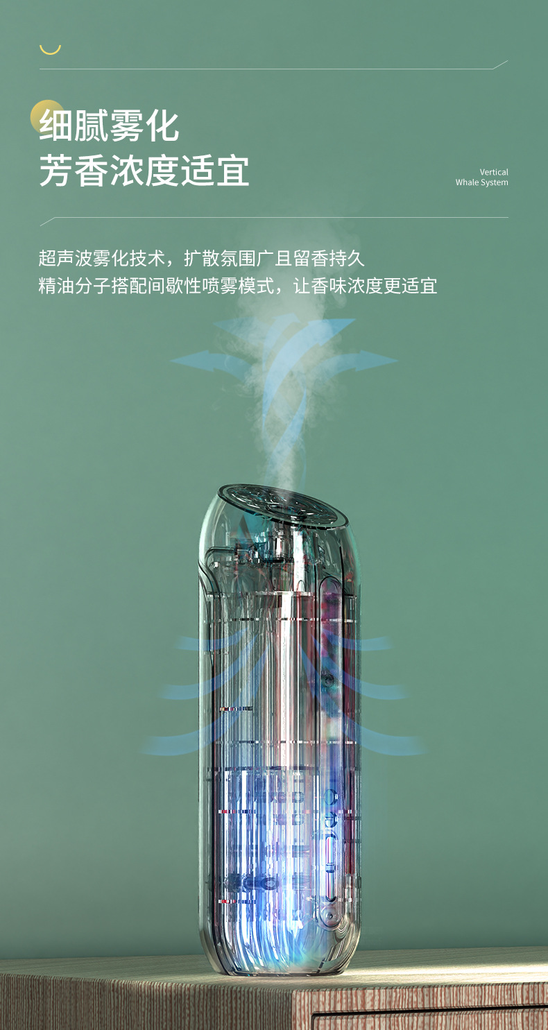 Intelligent Aroma Diffuser Voice-Controlled Induction Automatic Aerosol Dispenser Household Hotel Fragrance Machine Bathroom Odor Removal Ultrasonic Aroma Diffuser