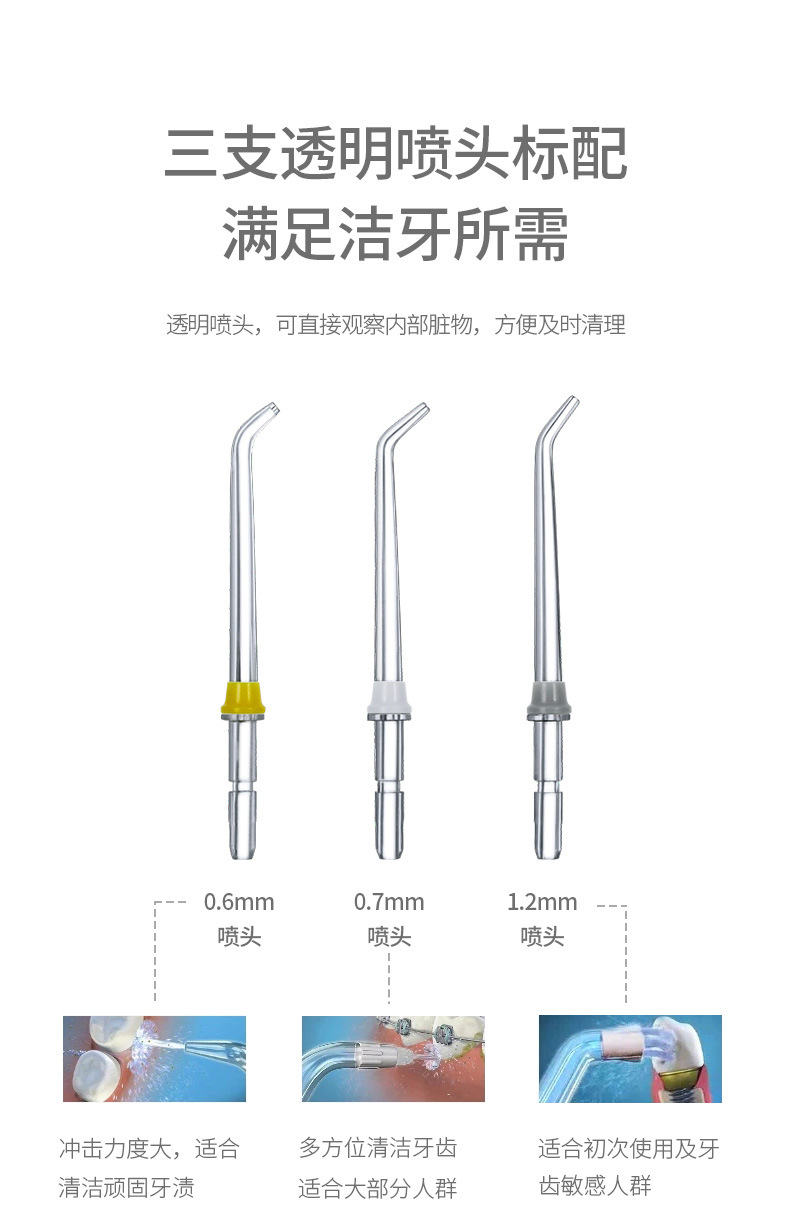 Fasola Electric Water Pick Portable Water Toothpick Dental Calculus Flushing Household Oral Cleaning Cleaning Gadget Machine
