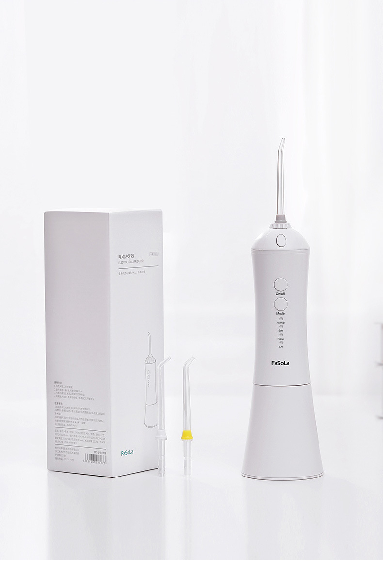 Fasola Electric Water Pick Portable Water Toothpick Dental Calculus Flushing Household Oral Cleaning Cleaning Gadget Machine