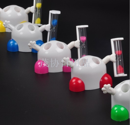 Children brush hourglass timer toothbrush holder hourglass bathroom fixtures