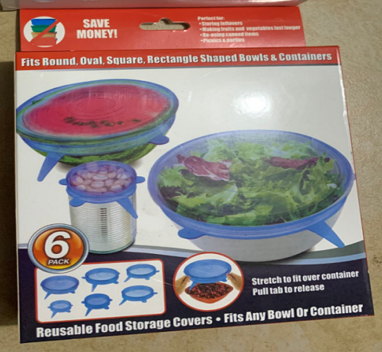 80G-145G Lid for Airtight Container 6-Piece Set Plastic Wrap Multi-Functional Fruit and Vegetable Plastic Wrap Plastic Bowl Cover 80G-145G Lid for Airtight Container 6-Piece Set Plastic Wrap Multi-Functional Fruit and Vegetable Plastic Wrap Plastic Bowl Cover