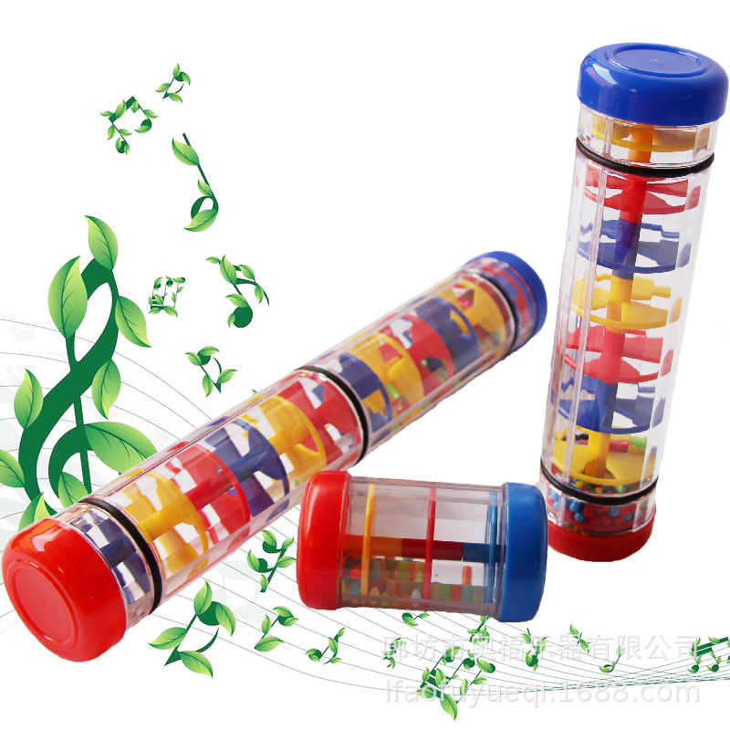 Orff Children&#039;s Percussion Instrument Toy Early Education Teaching Aids Sound 3 Plastic Sound Tube Counting Sticks Hourglass Sound Tube