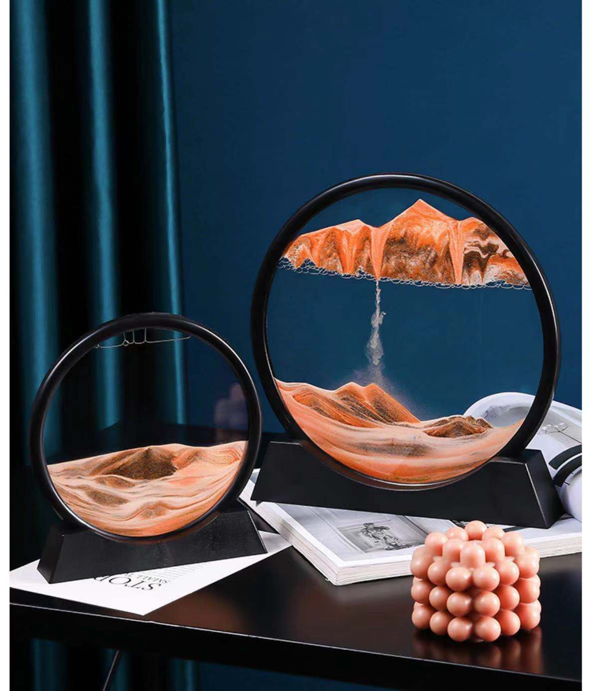 Creative Liquid Decompression Art Quicksand Painting Hourglass Ornaments Office Desk Surface Panel Living Room Decorations Female Birthday Present Creative Liquid Decompression Art Quicksand Painting Hourglass Ornaments Office Desk Surface Panel Living Room Decorations Female Birthday Present