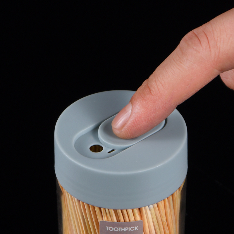 Creative Toothpick Holder Portable Plastic Toothpick Tin Household Minimalist Toothpick Bottle Living Room Toothpick Box Toothpick Holder Customization