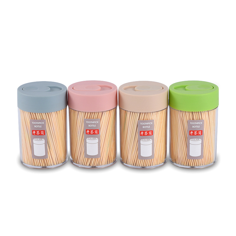 Creative Toothpick Holder Portable Plastic Toothpick Tin Household Minimalist Toothpick Bottle Living Room Toothpick Box Toothpick Holder Customization