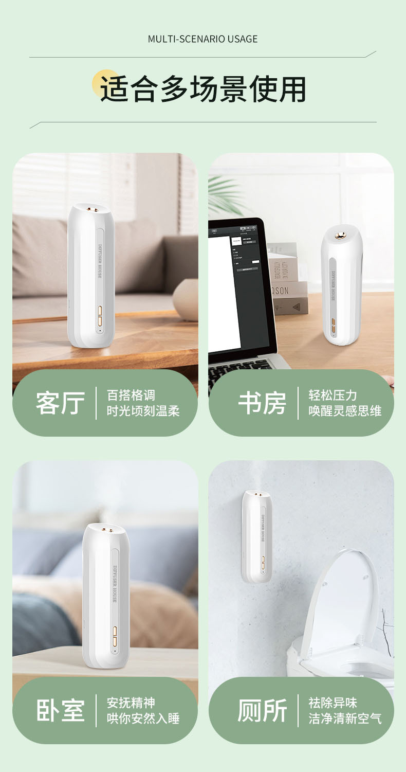 Aroma Diffuser Voice-Controlled Induction Spray Automatic Aerosol Dispenser Household Hotel Fragrance Machine Bathroom Odor Removal Ultrasonic Aroma Diffuser Aroma Diffuser Voice-Controlled Induction Spray Automatic Aerosol Dispenser Household Hotel Fragrance Machine Bathroom Odor Removal Ultrasonic Aroma Diffuser