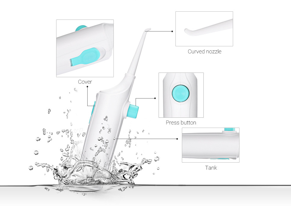 Portable Manual Tooth-Rinsing Device Household Oral Teeth Cleaning Spray Teeth Cleaning Teeth Water Toothpick Teeth Seam Waterpik Orthodontic