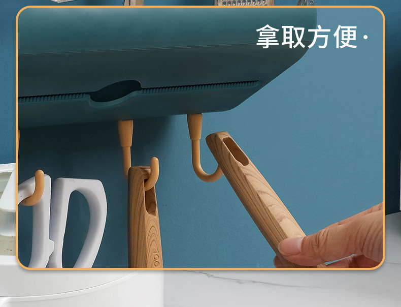Kitchen Towel Rack Punch-Free Plastic Rag Holder Traceless Roll Paper Plastic Wrap Wall-Mounted Shelf Paper Storage Kitchen Towel Rack Punch-Free Plastic Rag Holder Traceless Roll Paper Plastic Wrap Wall-Mounted Shelf Paper Storage