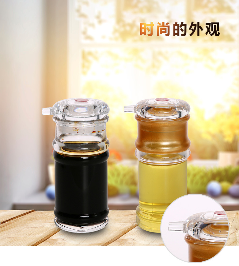 Acrylic Pepper Bottle Toothpick Bottle Restaurant Gourmet Powder Chicken Essence Spice Jar Spicy Toothpick Tin Factory Direct Sales