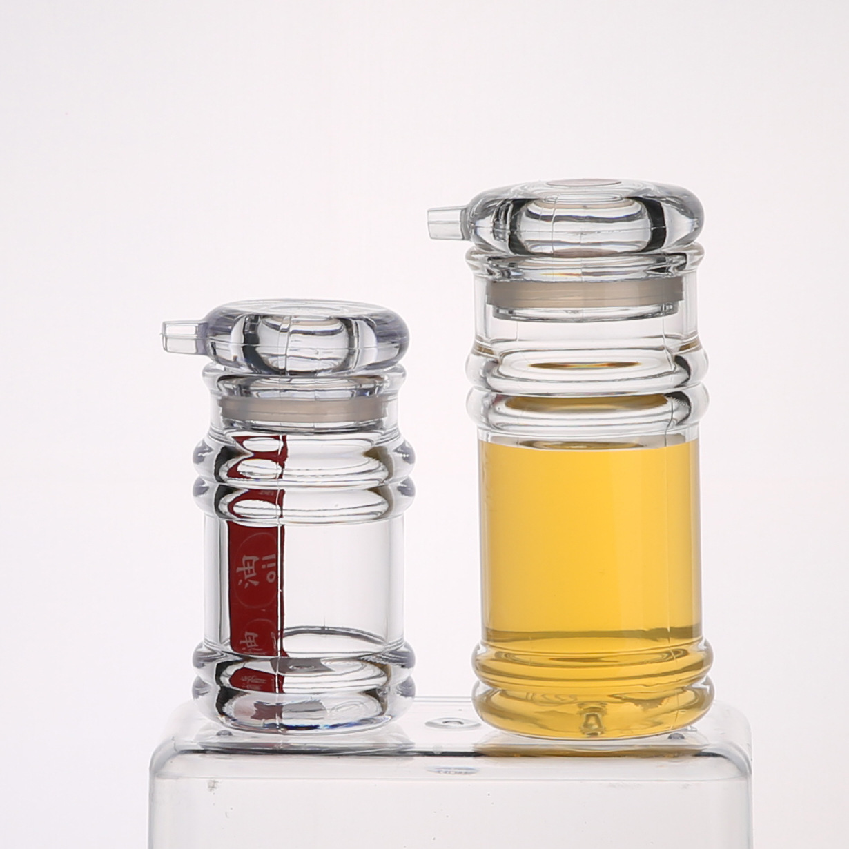 Acrylic Pepper Bottle Toothpick Bottle Restaurant Gourmet Powder Chicken Essence Spice Jar Spicy Toothpick Tin Factory Direct Sales