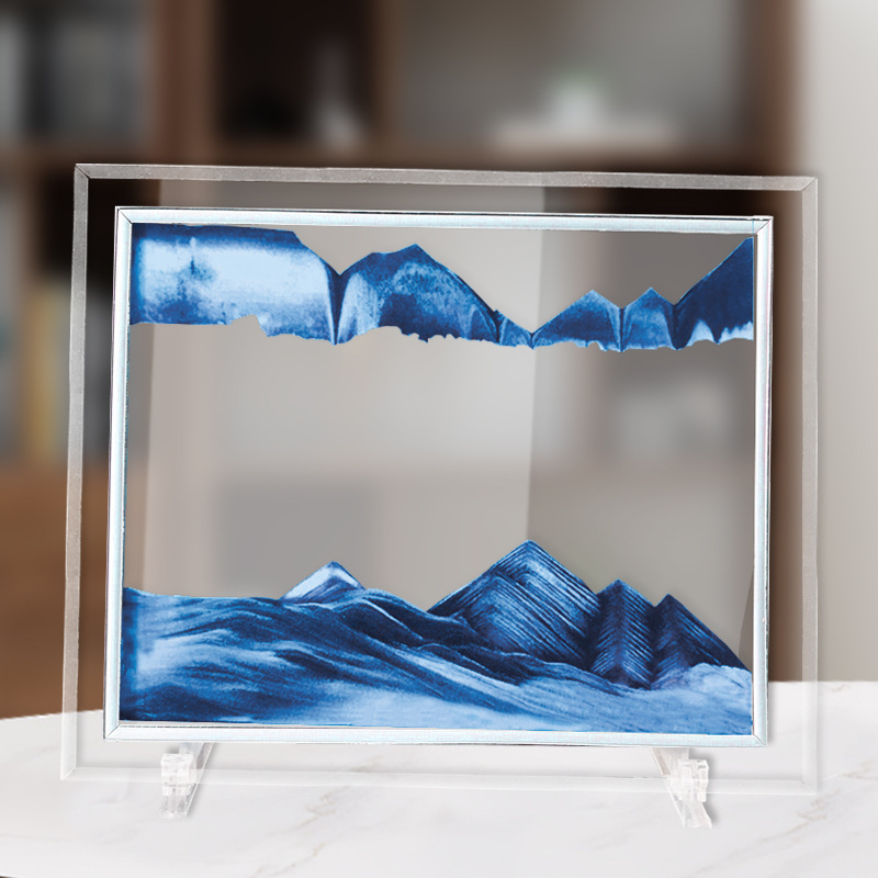 Quicksand Painting Graduation Gift Birthday Hourglass Decoration Glass Office Creative Table Cabinet Furnishings Ornaments