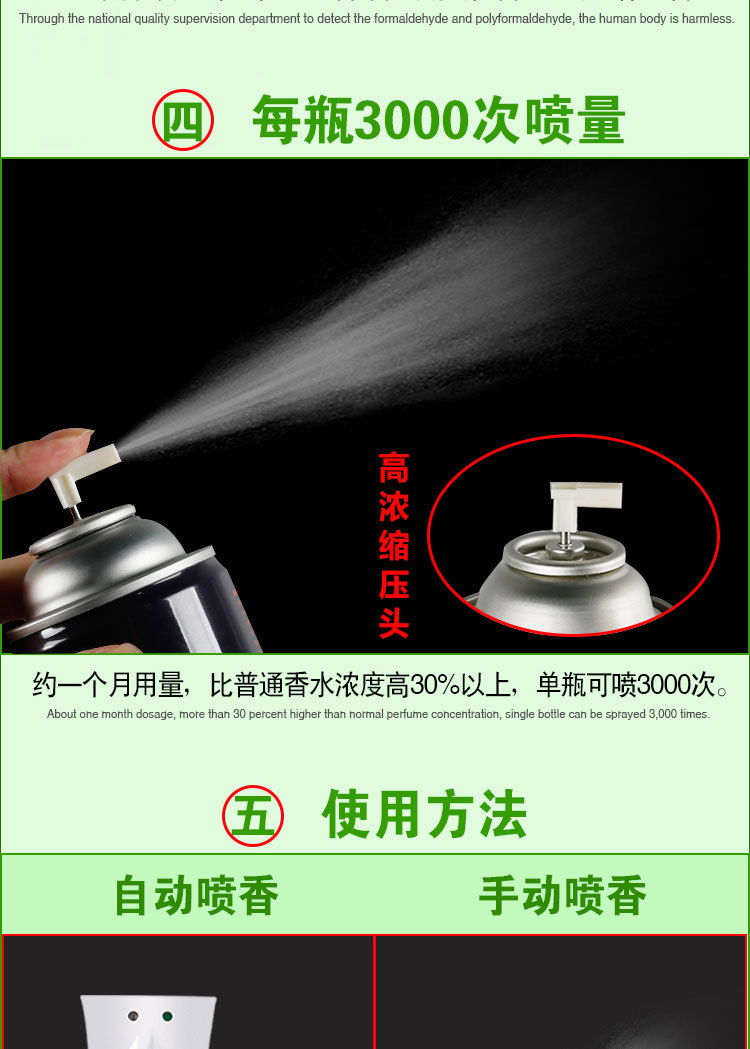 Factory Direct Supply Air Freshing Agent Filling Toilet Deodorization Fragrance Automatic Aerosol Dispenser Perfume Spray