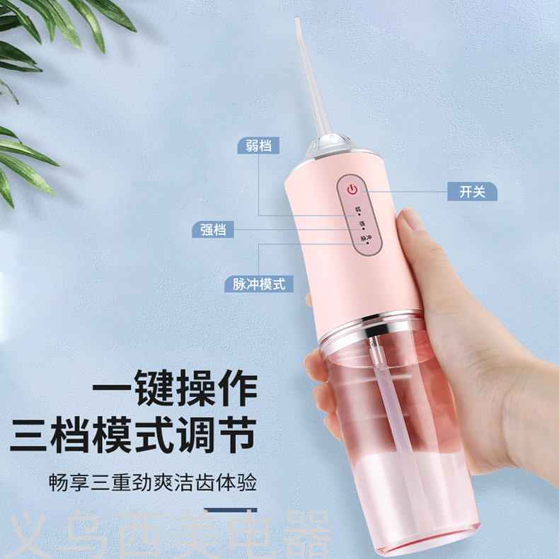 Dental Instrument Factory Direct Sales Portable Intelligent Charging and Charging Water Toothpick Dental Calculus Household Oral Teeth Teeth Cleaning Machine