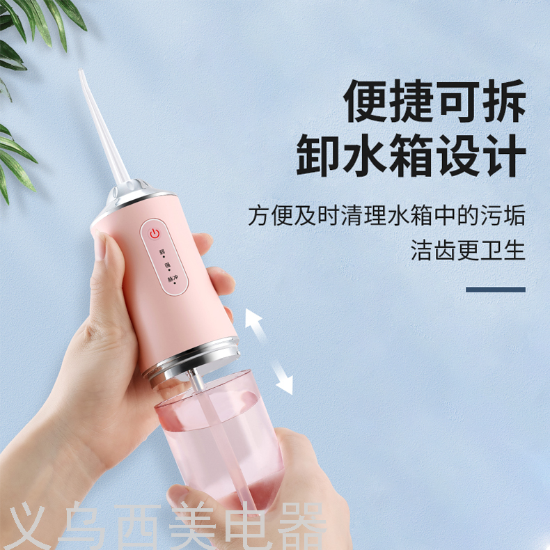 Dental Instrument Factory Direct Sales Portable Intelligent Charging and Charging Water Toothpick Dental Calculus Household Oral Teeth Teeth Cleaning Machine