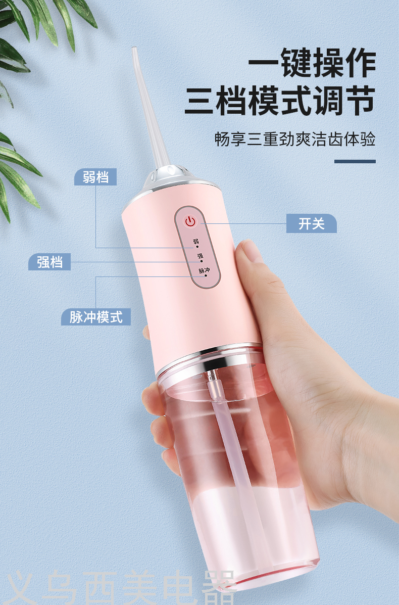 Dental Instrument Factory Direct Sales Portable Intelligent Charging and Charging Water Toothpick Dental Calculus Household Oral Teeth Teeth Cleaning Machine