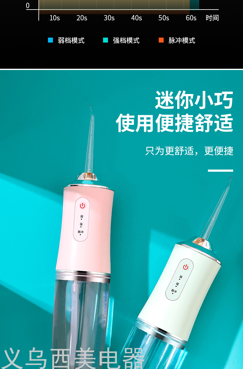 Dental Instrument Factory Direct Sales Portable Intelligent Charging and Charging Water Toothpick Dental Calculus Household Oral Teeth Teeth Cleaning Machine