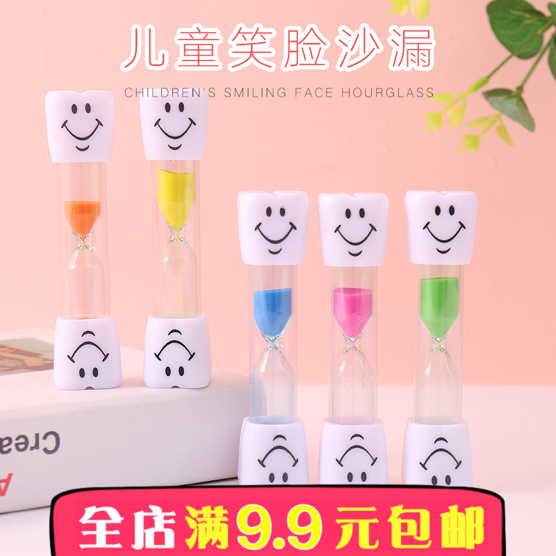 New Time Hourglass 3 Minutes Creative Cartoon Timer Children Brushing Kindergarten Drop-Resistant Graduation Ceremony