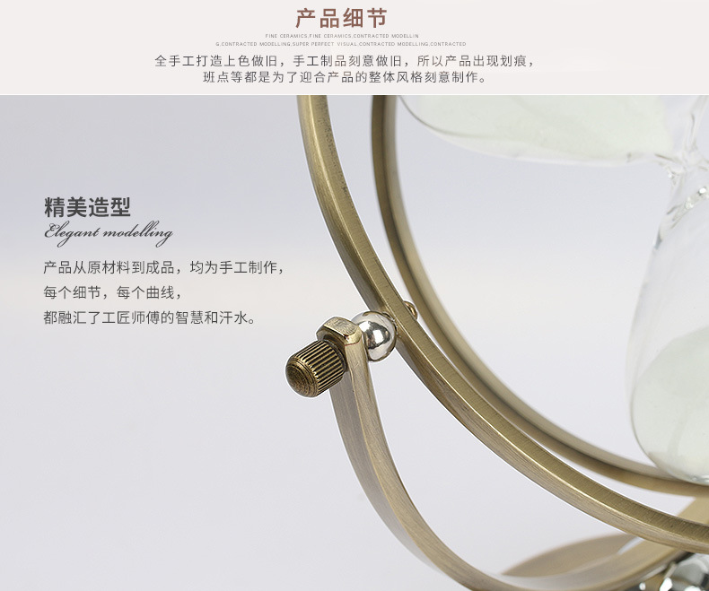 Factory Supply Hardware Swing Sand Clock Timer Creative Wedding Birthday Graduation Gift Hourglass Glass Furnishing Article Factory Supply Hardware Swing Sand Clock Timer Creative Wedding Birthday Graduation Gift Hourglass Glass Furnishing Article