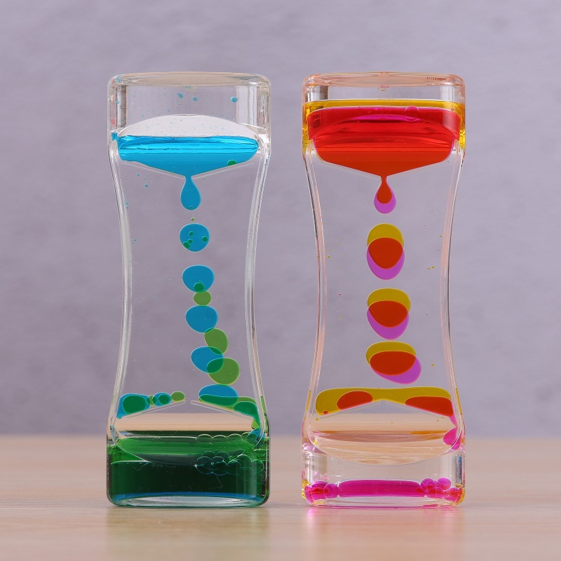 Creative Fashion New Two-Color Beautiful Waist Oil Leakage Dynamic Oil Drops Toy Hourglass Crafts Home Oil Leakage Ornaments Wholesale Creative Fashion New Two-Color Beautiful Waist Oil Leakage Dynamic Oil Drops Toy Hourglass Crafts Home Oil Leakage Ornaments Wholesale