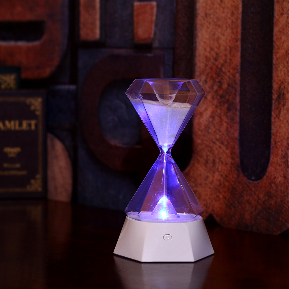 Creative hourglass timer color lamp new hourglass gift.