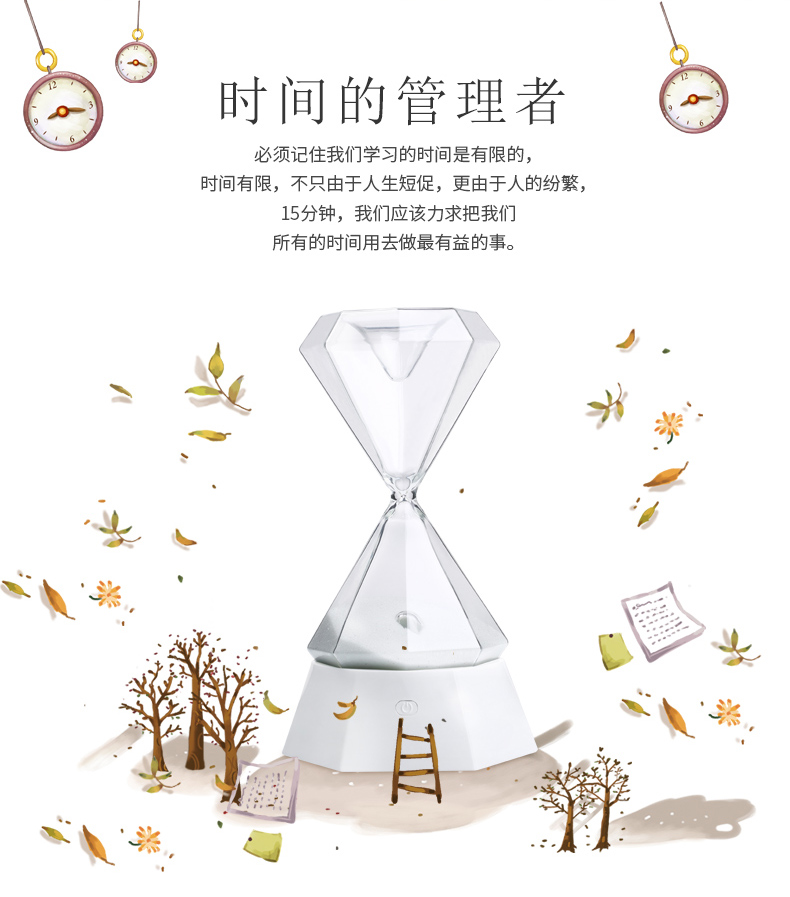 Creative hourglass timer color lamp new hourglass gift. Creative hourglass timer color lamp new hourglass gift.
