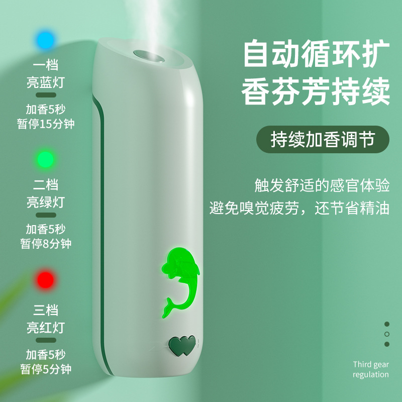 Timing Fragrance Machine Automatic Spray Aerosol Dispenser Household Perfume Machine Toilet Odor Removal Ultrasonic Aroma Diffuser Essential Oil Aroma Diffuser