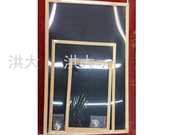 Cafe Bar Restaurant Small Blackboard Original Wooden Frame Hanging Message Whiteboard Chalk Creative Advertising Price Menu Exhibition