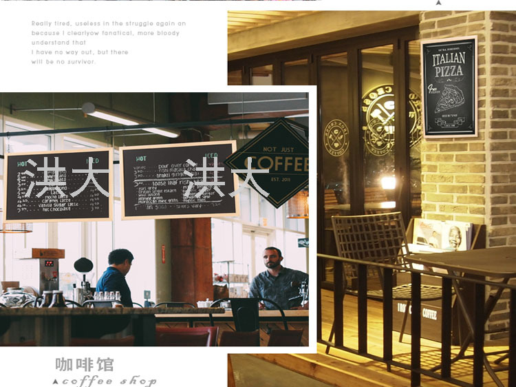 Cafe Bar Restaurant Small Blackboard Original Wooden Frame Hanging Message Whiteboard Chalk Creative Advertising Price Menu Exhibition Cafe Bar Restaurant Small Blackboard Original Wooden Frame Hanging Message Whiteboard Chalk Creative Advertising Price Menu Exhibition