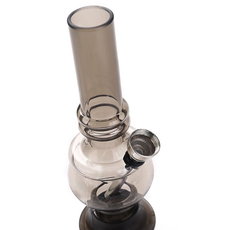 Cross-Border Products Factory Direct Sales 16cm Acrylic Hookah Transparent Mini Acrylic Hookah Spot Supply